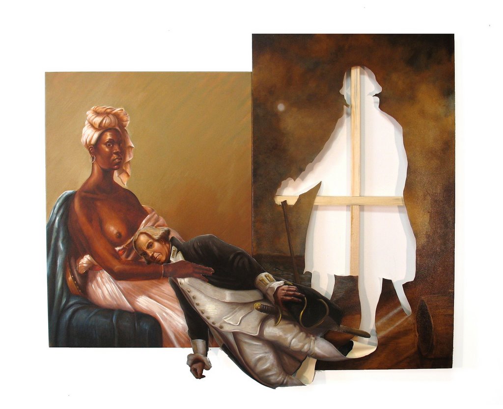 conversation between paint art blog - titus kaphar - empty kingdom