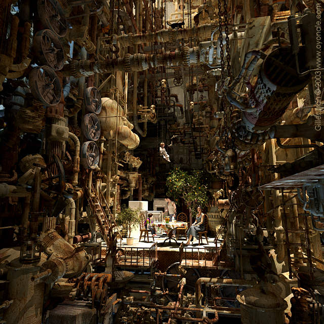 famille_nuit art blog - gilles tran - empty kingdom