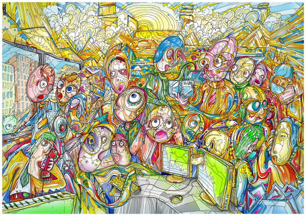 It_felt_like_a_kiss__by_beaucoupzero art blog - Matei Apostolescu - empty kingdom