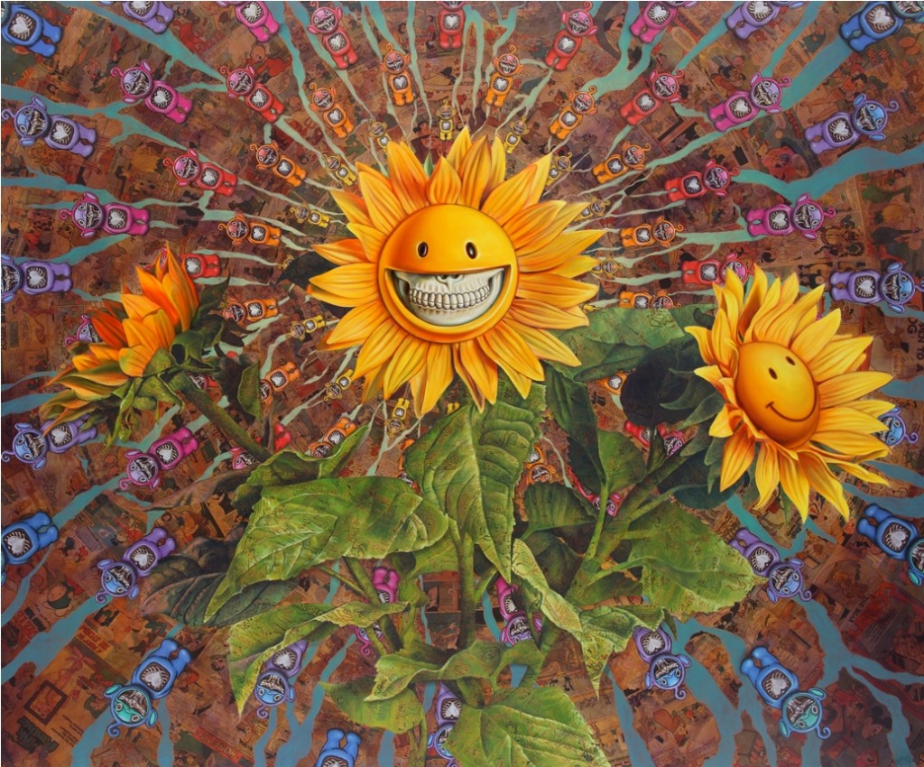 GrowingGrinscropped art blog - Ron English - empty kingdom