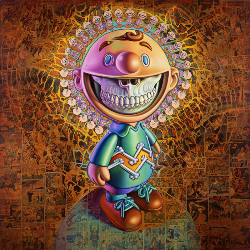 SM_mandala_grin art blog - Ron English - empty kingdom