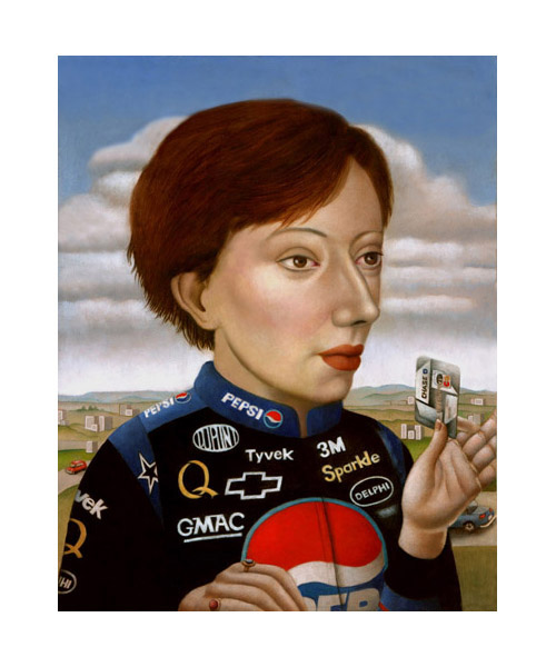 YoungWomaninNazcarJacket art blog - Amy Hill - empty kingdom