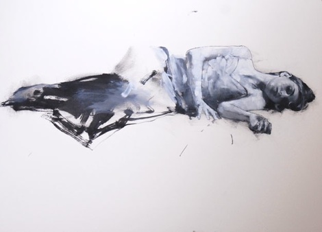 natalie reclining 2 art blog - Mark Demsteader - empty kingdom