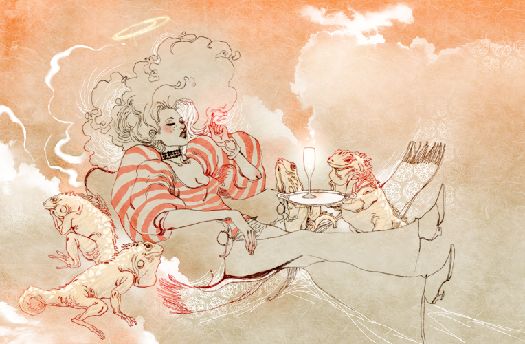 omnipotence art blog - Marguerite Sauvage - empty kingdom