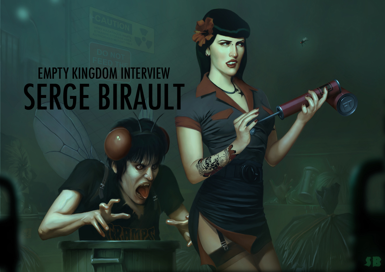 Serge Birault masthead art blog - serge birault - empty kingdom