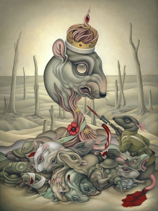 Heather Watts - The Rat King - 72dpi sharp 537px art blog - Heather Watts - empty kingdom