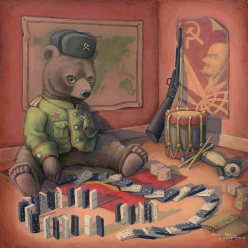 Red Menace - Heather Watts art blog - Heather Watts - empty kingdom