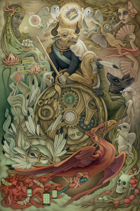 Wheel of Fortune - Heather Watts - 72dpi 537px art blog - Heather Watts - empty kingdom