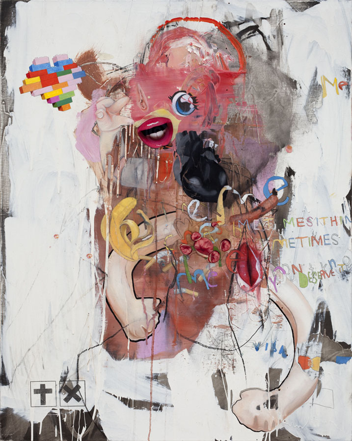 painting on canvas by Antony Micallef