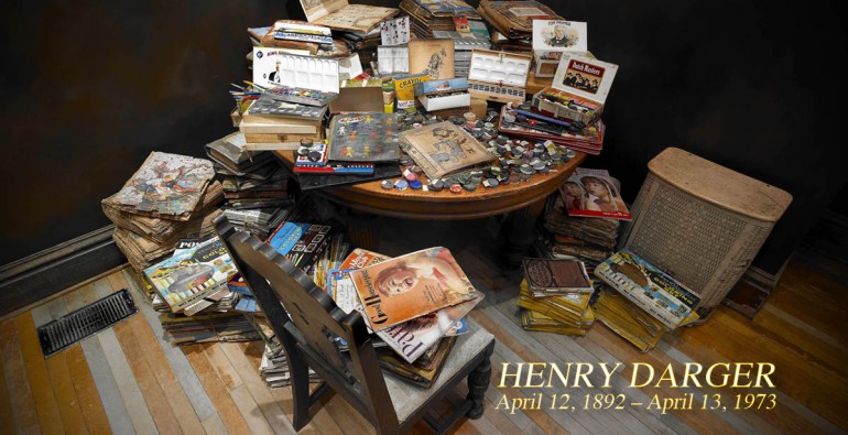 Henry-Darger- empty kingdom installation