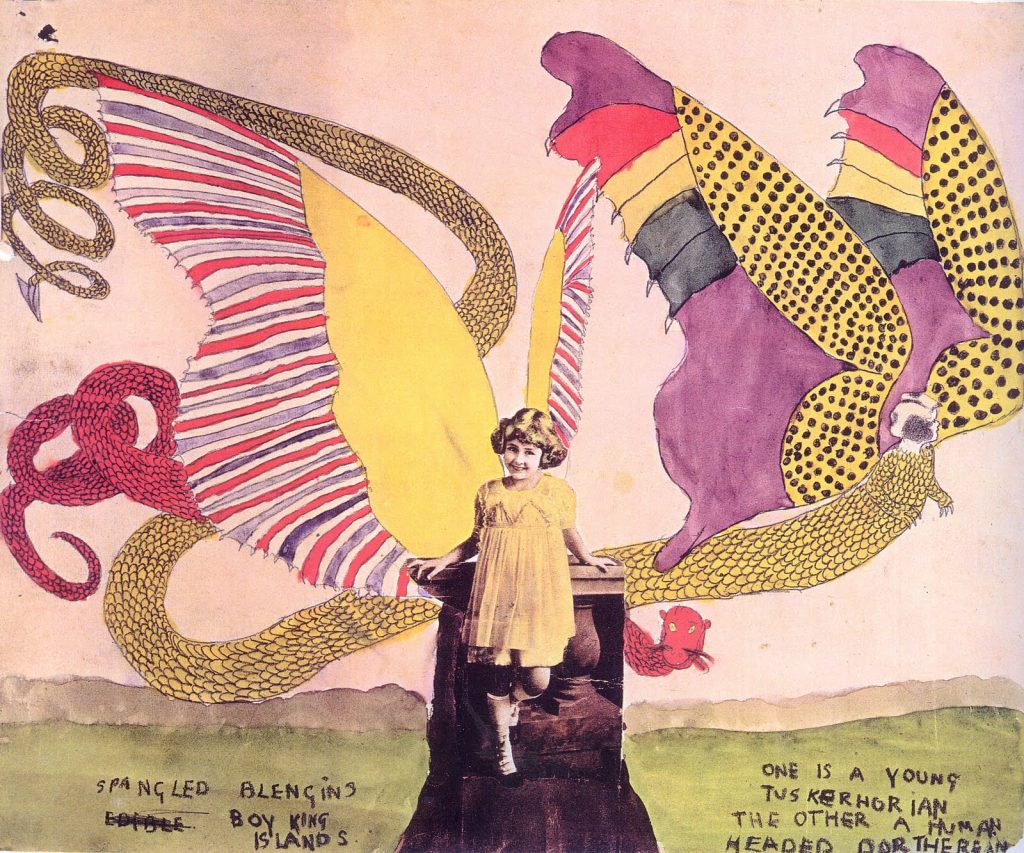 henry darger CollageGirlBlengin Henry-Darger- empty kingdom collage girl blengin