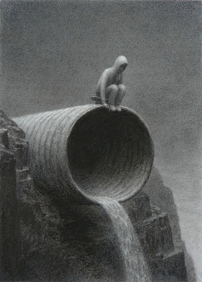 Drain_Pipe art blog - Aron Wiesenfeld - Empty Kingdom