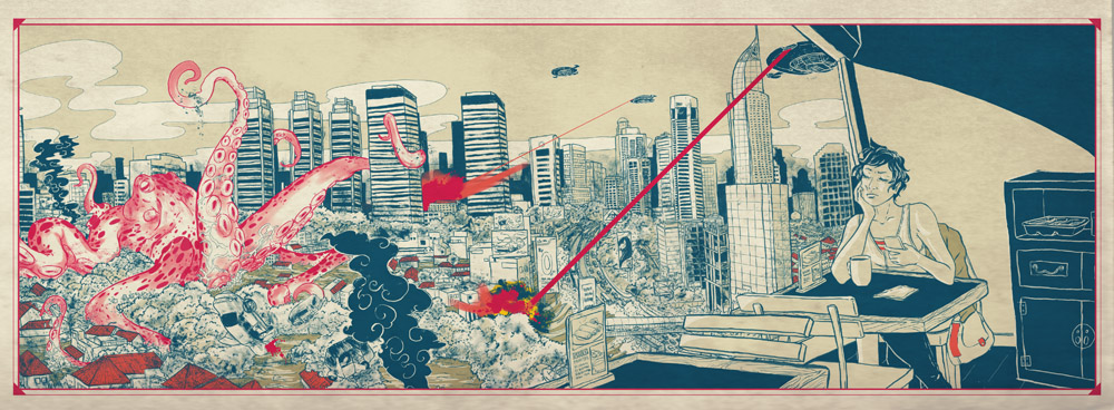 Jakarta_BadTRaffic_haryoto art blog - Mayumi Haryoto - Empty Kingdom