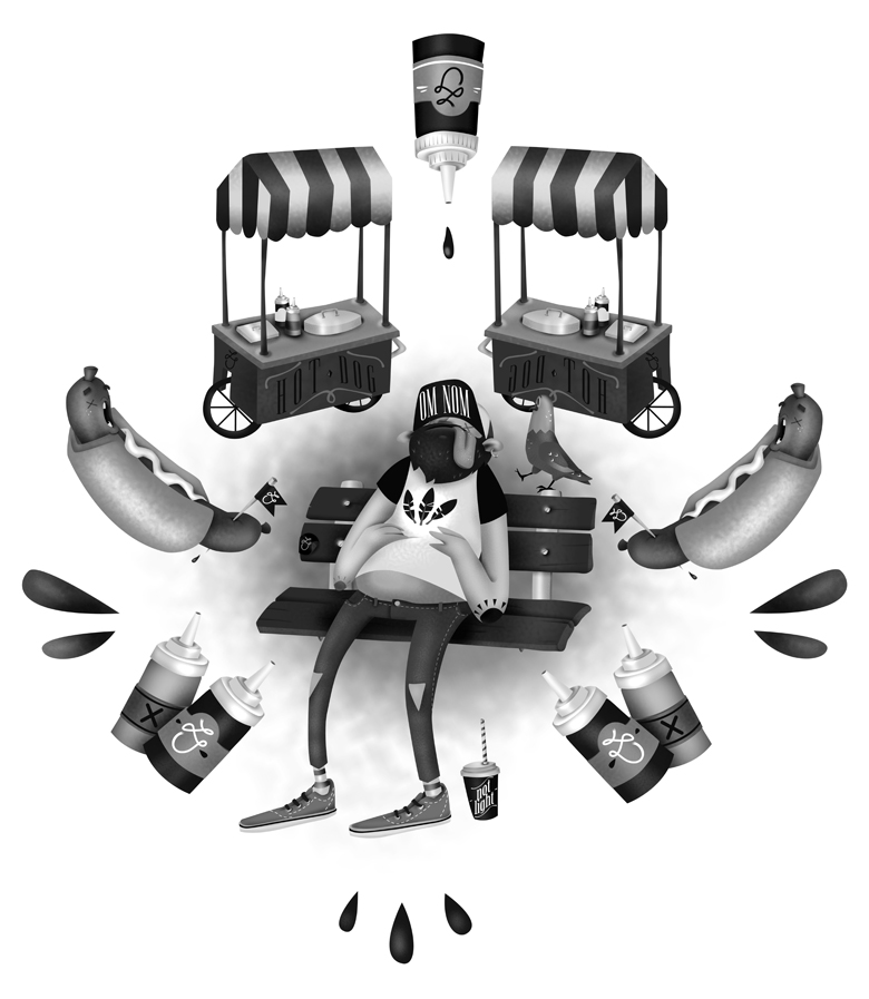 hotdog art blog - Fine Kohl - Empty Kingdom