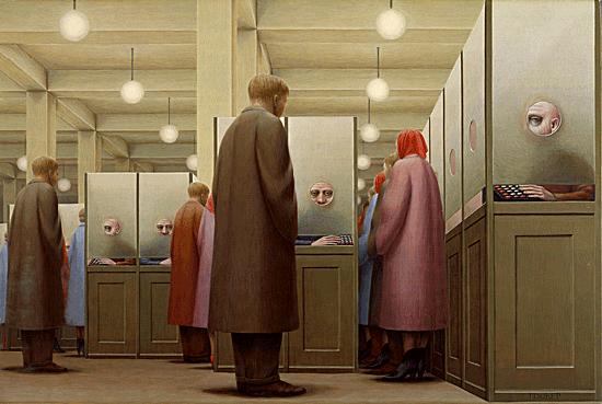 government-bureau-george-tooker-1956