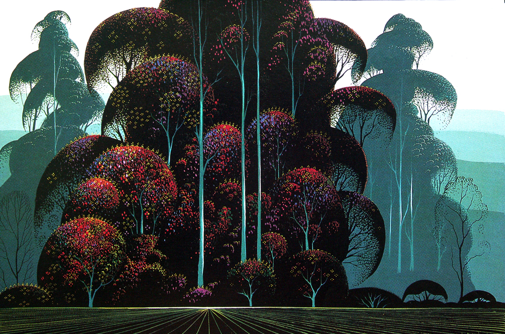 Eyvind Earle - Empty Kingdom - Art Blog