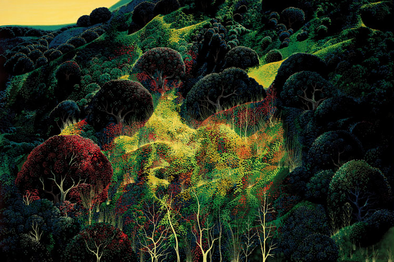 Eyvind Earle - Empty Kingdom - Art Blog