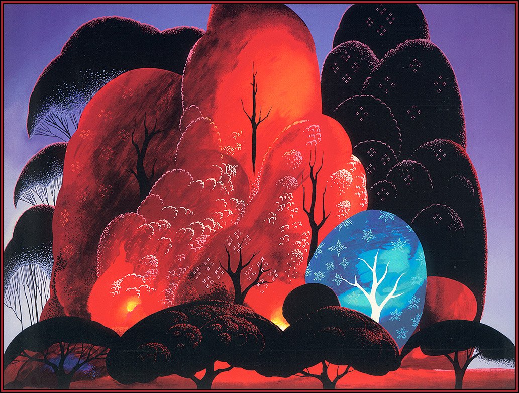 Eyvind Earle - Empty Kingdom - Art Blog